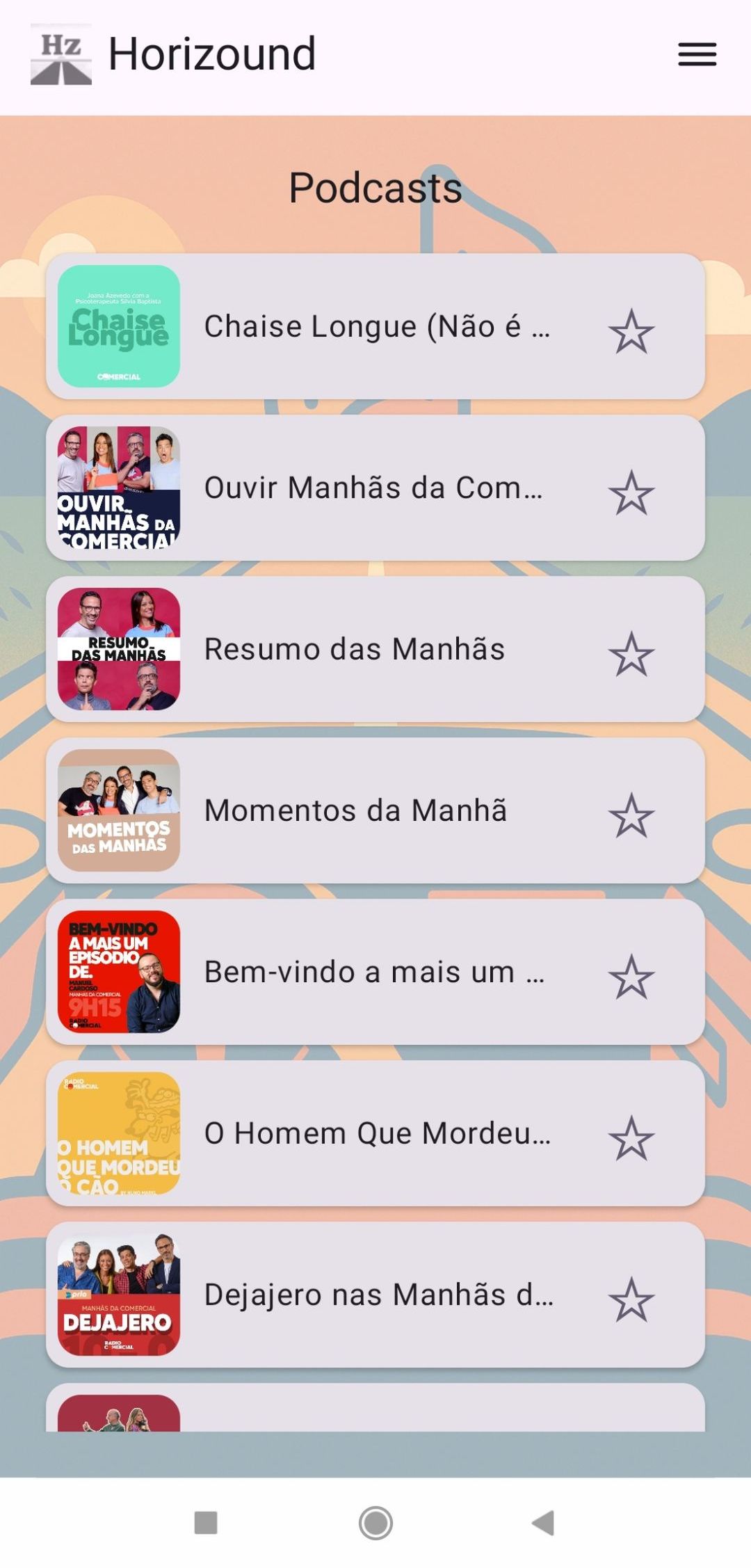 Horizound Screenshot 5